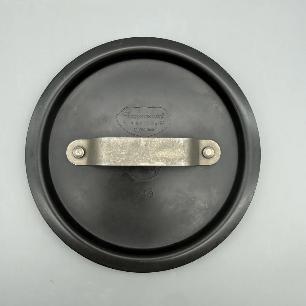Commercial Aluminum Cookware Co 1 Qt Saucepan #5001 Lid #305 USA Vintage Pot
